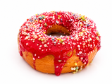 Pink Donut Skulptur von Divo Santino
