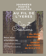 PORTES OUVERTES AU FIL DE L’YÈRES - lin et broderie - couture lin 