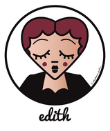 ICONS ICONES EDITH PIAF ILLUSTRATION AFFICHE POSTER ART PRINT / CREATION ORIGINALE © Stephanie Gerlier / T FOR TIGER