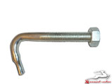21-1101118-Б (21-1101118-B, 21-1101118-6) Schraubhaken für Spannband Benzintank GAZ 24, GAZ 2410, GAZ 2401, GAZ 24-02 Wolga. Tank Strap trim hook GAS 24, GAS 2401, GAS 2402, GAS 24-10 Volga. Крючок крепления бензинового бака ГАЗ 24, ГАЗ 2401, ГАЗ 24-02, Г