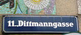 Straßenschild Dittmanngasse