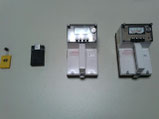 Filmdosimeter, Dosiswarner und zwei Kontaminationsnachweisgeräte