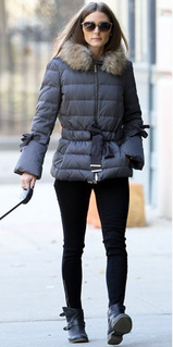 Olivia Palermo puffa jacket