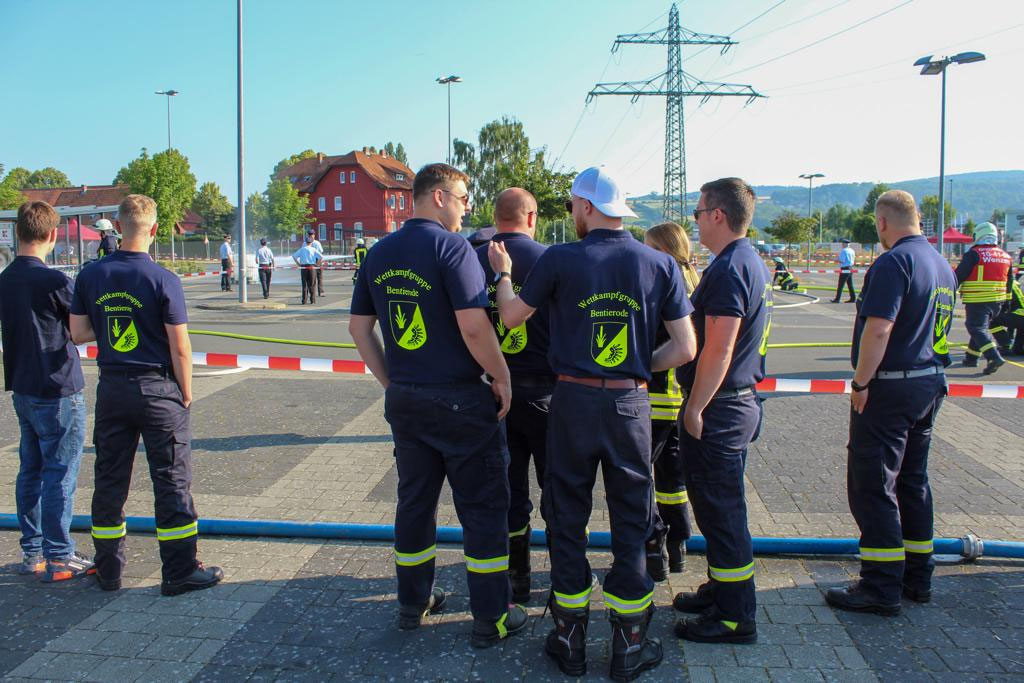 Einsatzgruppe bei den Abschnittswettkämpfen