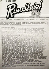 Rundbrief vom Dezember 1985 (zweite Ausgabe)