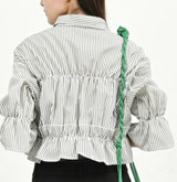 フリルショート丈ブラウス 5,390円→2,880円(税込)