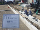 排水工事の様子