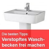 Waschbecken verstopft