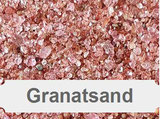 Granatsand, mineralische Strahlmittel, Strahlsand, Garnet