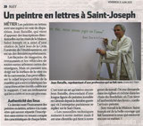 La République des Pyrénées Juin 2013 " Un Peintre en Lettres à St Joseph"