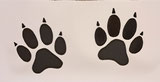 Pfoten-Motiv Hundeboxtasche