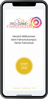 Handy Verwaltungs- App Fahrschule 