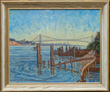Hudson River mit Washington Bridge