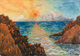 Morgensonne am Meer