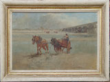  Pferdewagen bei der Brücke
