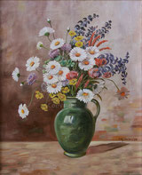 Wiesenblumen in Vase 