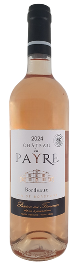 Chateau du Payre rosé_rosé AB, vin terra vitis Bordeaux_rosé pale
