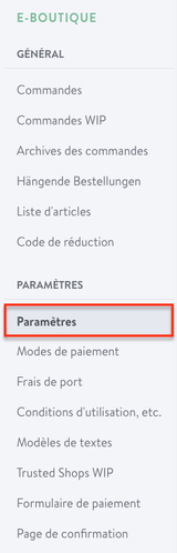 Paramétrer une e-boutique Jimdo