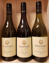 Hunter's Weine Sauvignon Blanc und Pinot Noir