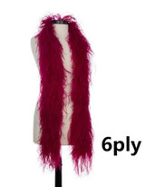 Strutsinauha Boa burgundy