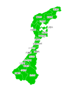 ポスティング金沢市（石川県）配布部数表