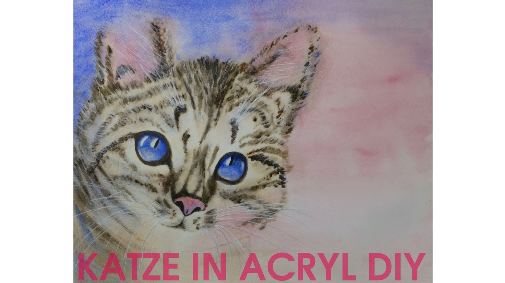 Inspiration - Katze in Acryl malen - DIY-Projekt - natalehle.de