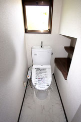 タイル張りのトイレからクロス貼りのトイレに【福岡市早良区】