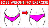 Losing weight without workout