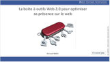 Formation  "la boite à outils Web 2.0 pour optimiser sa présence sur le Web" avec le cabinet web 2 Conseil Formation