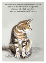 christliche Karten, Katze 