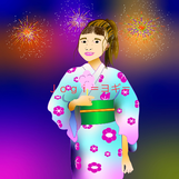 終わりかけの花火