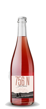 "756N" Merlot Rosè Metodo Ancestrale - Vino Biologico - Non Filtrato - Frizzante