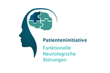 Logo der FNS Patienteninitiative. Ein Kopf mit vier Puzzelteilen. Unten rechts steht "Patienteninitiative Funktionelle Neurologische Störungen"