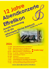 Abendkonzerte Effretikon Programm 2026