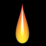 Modellierung der Flamme und Tropfen