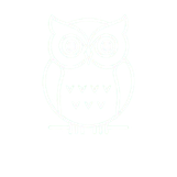 owlまちらぼの印のフクロウです。