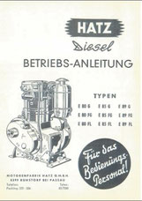 Betriebsanleitung Hatz E80G, E80FG, E80FL, E85G, E85FG, E85FL, E89G, E89FG, E89FL