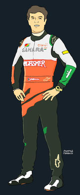 Sergio Perez by Muneta & Cerracín