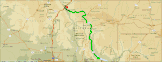 Route - 120 Meilen (Microsoft Streets & Trips)