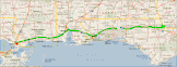 Route - 337Meilen (Microsoft Streets & Trips)