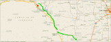 Route - 152 Meilen (Microsoft Streets & Trips)