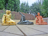 sculpture érotique femme couple enlacé nu