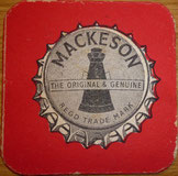 Mackeson beer coaster/mat