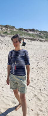 Ärztin am Strand
