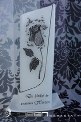 Trauer Blumen Rose