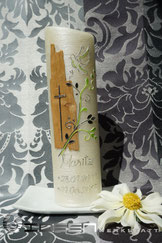 Taufkerze, Baby, Taufe, Taube, Kreuz, Taufkerze Lebensbaum, Kerze Taufe mit Lebensbaum, Taufe, Baby, Geschenk Taufe, Geschenk Geburt, Taufe Kirche, Christliche Taufe, Taufsymbole