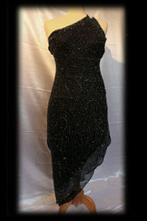 robe 100% perlées à la main - robe de prestige