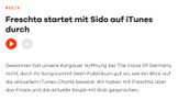 Gewonnen hat unsere Aargauer Hoffnung bei The Voice Of Germany nicht, doch ihr Song kommt beim Pubklikum gut an, wie ein Blick auf die aktuellem iTunes-Charts beweist. Wir haben mit Freschta über das Finale und die aktuelle Single mit Sido gesprochen.