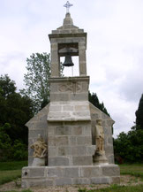 Clocheton érigé à l'emplacement de la chapelle 