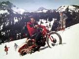 Fantic setzte neue Qualitätsstandards. Ulli Leitner auf Fantic Alpin, 1979